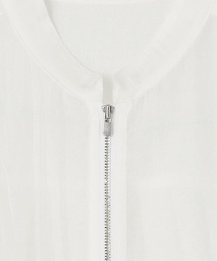 GRACE CONTINENTAL シアードレープブルゾン ホワイト