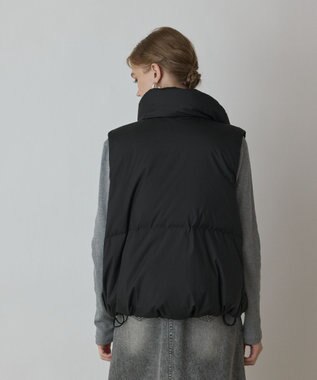 GRACE CONTINENTAL スタンドカラーダウンベスト ブラック