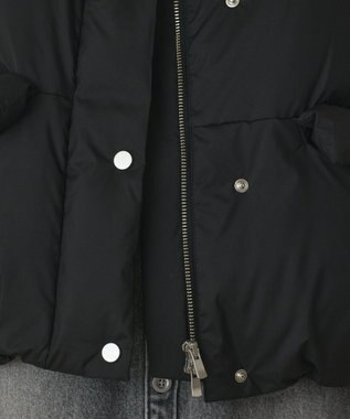 GRACE CONTINENTAL スタンドカラーダウンベスト ブラック