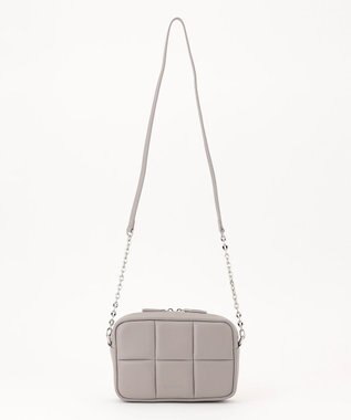 GRACE CONTINENTAL ADD CULUMN PUFF BAG グレー