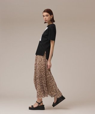 GRACE CONTINENTAL カットフォトTシャツ ブラック