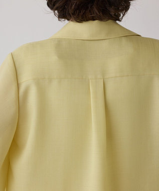 GRACE CONTINENTAL フレアスリーブシャツ イエロー