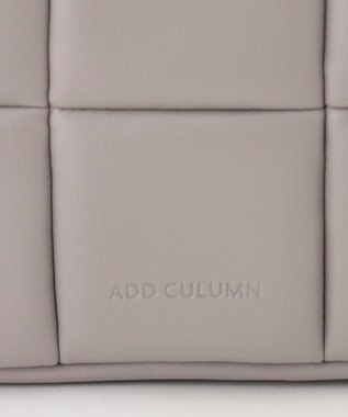 GRACE CONTINENTAL ADD CULUMN PUFF BAG グレー