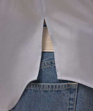 GRACE CONTINENTAL マルチフリルノースリーブブラウス サックス