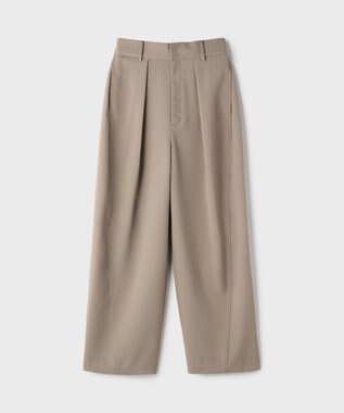 GRACE CONTINENTAL ダブルクロスバレルパンツ ベージュ