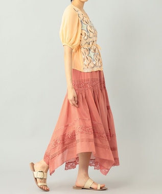 パフスリーブ刺繍ブラウス / GRACE CONTINENTAL | GRACE CONTINENTAL 