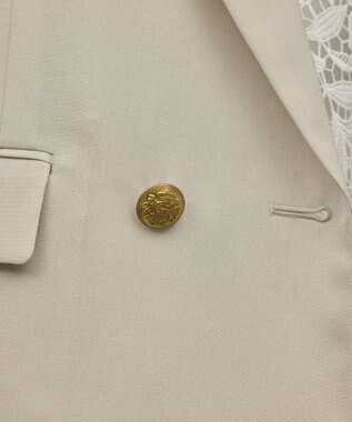 GRACE CONTINENTAL バックタックテーラードジャケット ベージュ