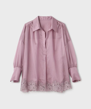 GRACE CONTINENTAL シアースキッパートップ ピンク