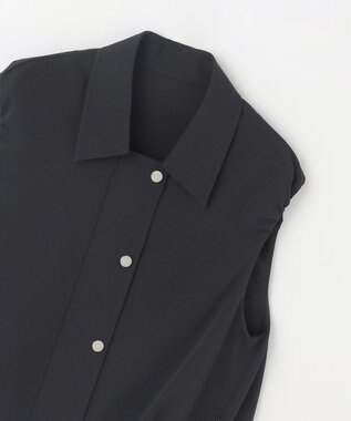 GRACE CONTINENTAL マットツイルタックジレ ブラック