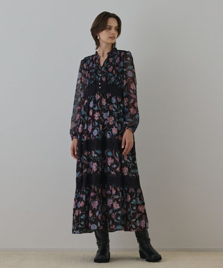 GRACE CONTINENTAL チェック柄マキシドレス チェックロングワンピース / GRACE CONTINENTAL | GRACE