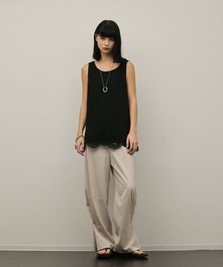 GRACE CONTINENTAL トリアセサイドラインパンツ