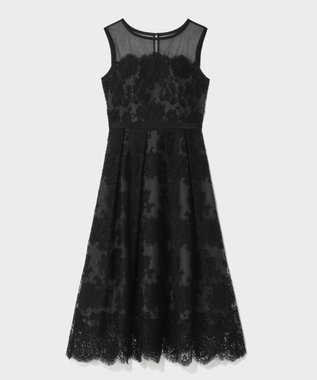 GRACE CONTINENTAL リバーレースドレス ブラック