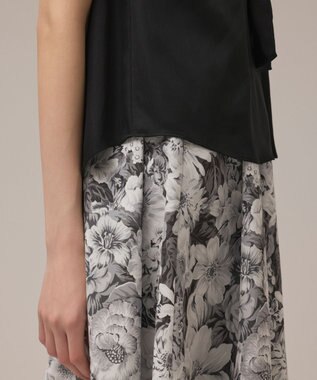 GRACE CONTINENTAL フリルボウタイブラウス ブラック