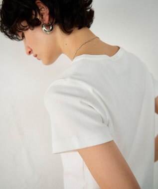 GRACE CONTINENTAL フライスコンパクトトップ ホワイト