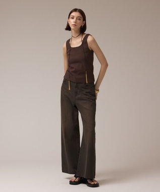 Minga London オリーブラウン バギーパンツ Pants | Wide-Leg, Plaid & Cargo Pants | Minga London – Minga