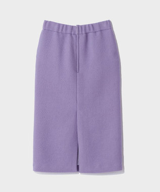 GRACE CONTINENTAL ウールペンシルスカート パープル