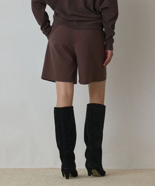 GRACE CONTINENTAL ダブルボタンショートパンツ ブラウン