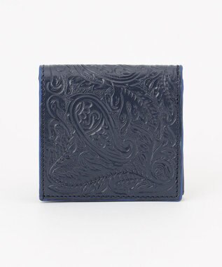 GRACE CONTINENTAL Leather Wallet ネイビー