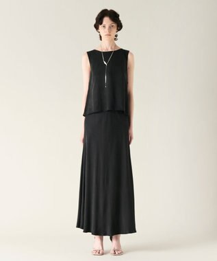 GRACE CONTINENTAL キュプラサテントップ ブラック