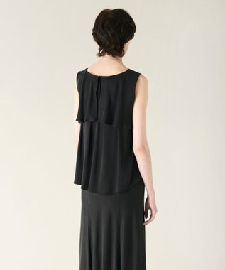 GRACE CONTINENTAL キュプラサテントップ ブラック