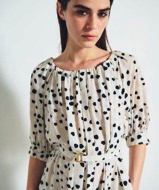 GRACE CONTINENTAL ランダムハートドレープワンピース キナリ