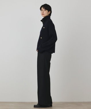 GRACE CONTINENTAL ドライバーズニットカーディガン ネイビー
