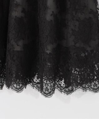 GRACE CONTINENTAL リバーレースドレス ブラック