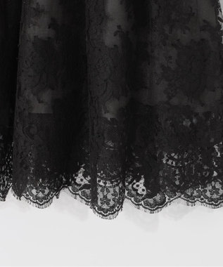 GRACE CONTINENTAL リバーレースドレス ブラック