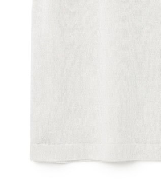 GRACE CONTINENTAL ラメニットノースリーブ ホワイト