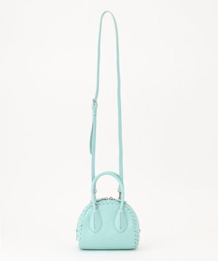 GRACE CONTINENTAL ADD CULUMN BOSTON BAG ブルー