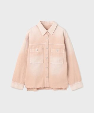 GRACE CONTINENTAL オーバーデニムシャツ ピンク