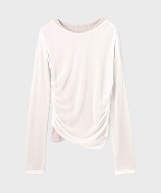 GRACE CONTINENTAL レイヤードカットトップ ホワイト