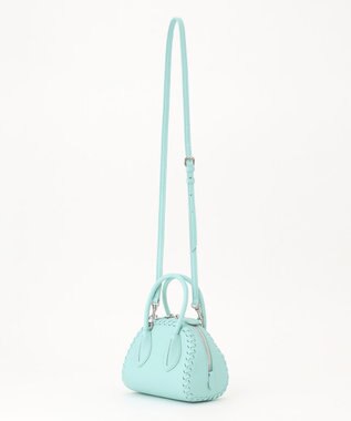 GRACE CONTINENTAL ADD CULUMN BOSTON BAG ブルー