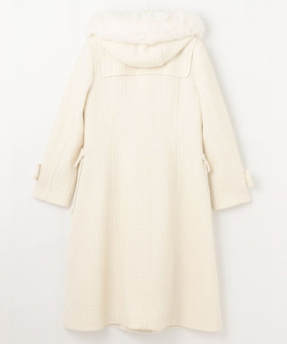 GRACE CONTINENTAL ファーフードダッフルコート キナリ