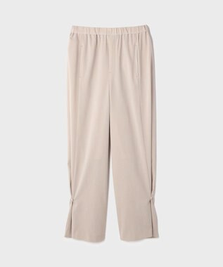 GRACE CONTINENTAL トリアセサイドラインパンツ ベージュ