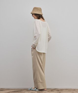 GRACE CONTINENTAL シアーワッフルカットトップ キナリ