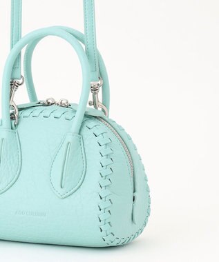 GRACE CONTINENTAL ADD CULUMN BOSTON BAG ブルー