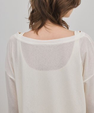 GRACE CONTINENTAL シアーワッフルカットトップ キナリ