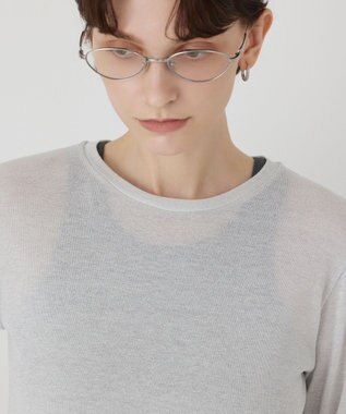 GRACE CONTINENTAL ラメクルーカットトップ