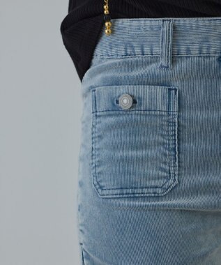 GRACE CONTINENTAL コーデュロイフレアパンツ ブルー