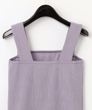 GRACE CONTINENTAL テレコノースリーブトップ ラベンダー