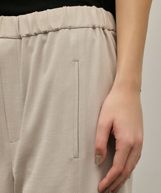 GRACE CONTINENTAL トリアセサイドラインパンツ ベージュ