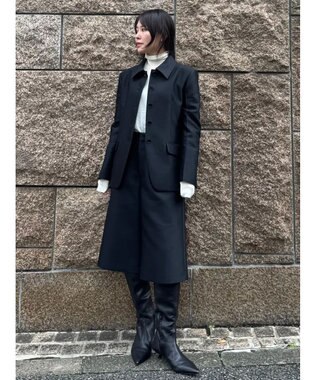 GRACE CONTINENTAL ウールシルクジャケット ブラック