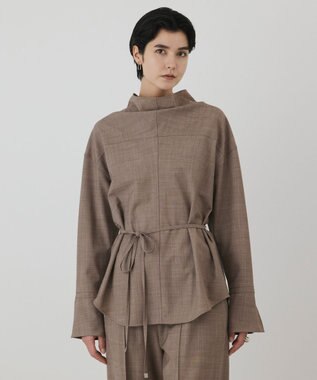 GRACE CONTINENTAL カウルネック2WAYシャツ