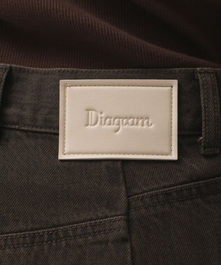 GRACE CONTINENTAL バギーデニムパンツ ブラウン