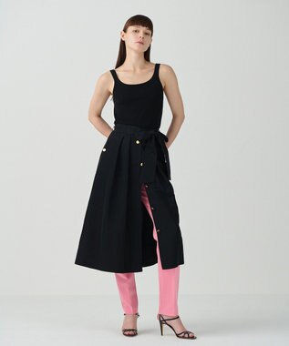 GRACE CONTINENTAL レイヤードタックスカート ブラック