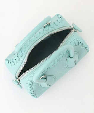 GRACE CONTINENTAL ADD CULUMN BOSTON BAG ブルー