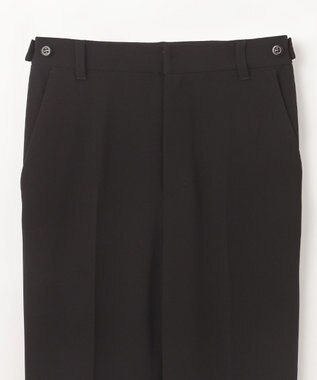 GRACE CONTINENTAL ダブルクロススリムパンツ ブラック