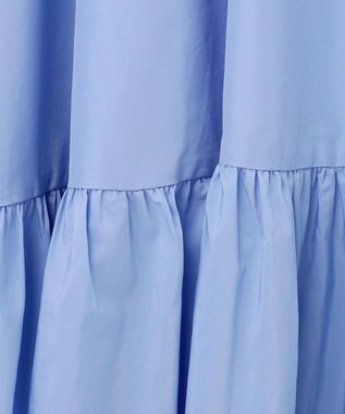 GRACE CONTINENTAL ライトタフタドレス ブルー