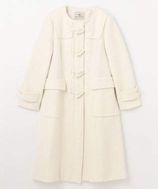 GRACE CONTINENTAL ファーフードダッフルコート キナリ